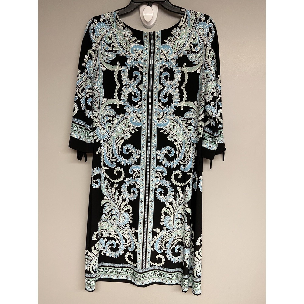 Women's size medium Sandra Darren dress. Paisley Print.. - Picture 5 of 8